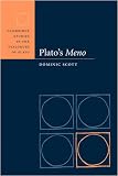 Plato's Meno (Cambridge Studies in the Dialogues of Plato) 