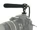 Polaroid Pro Video Ultra Thin & Light Condenser Shotgun Microphone With Shock Mount For The Panasonic Lumix DMC-G1, DMC-GH1, DMC-GH2, DMC-L10, DMC-GF1, DMC-GF2, DMC-G10, DMC-GF5, DMC-G2, DMC-GF3, DMC-G3 Digital SLR Cameras