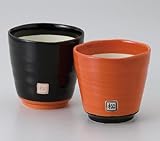 黒雅湯呑（大・中セット）　　【千茶 美濃焼】