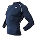 Coovy Sports Rash Guard Swim Shirt Skin Base Layer Heat Long Sleeve UPF 50+