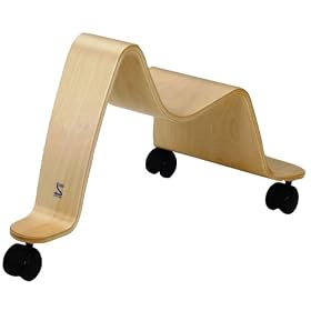 Svan Scooter in Natural Wood Finish