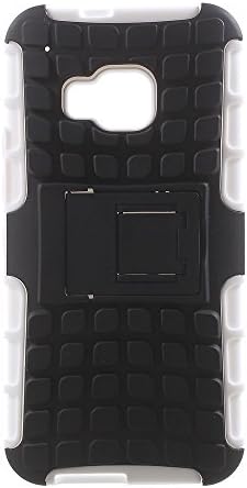Caseblare Anti-slip PC and TPU Hybrid Cover for HTC One M9 -White