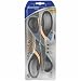 Acme Westcott 8" Titanium UltraSmooth Straight Shears, 2 Count Pack