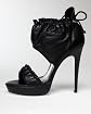 bebe Mara Ankle Cinch Sandal :  black bootie bebe ruffled