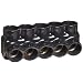 Morris Products 97565 Multi-Cable Connector, Insulated, Single Entry, Black, 5 Ports, 600 - 4 Wire Range, 5/16" Allen Hex 5 Ports, 600 - 4 Wire Range, 5/16" Allen Hex
