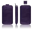 Gripis Slider Ledertasche für HTC Hero purple