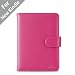 Acase(TM) Classic Kindle Leather Case (Hot pink) for 4th Generation 6" Kindle Wi-Fi w/o Keyboard (Not for Kindle Touch)