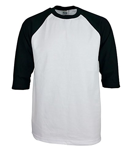 Proclub Men's 3/4 sleeve baseball shirt