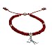 Natural SportBEAD Adjustable Bracelet - Hockey Stick Figure Charm