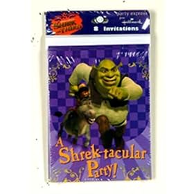 Shrek The Third Birthday Party Invitations