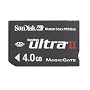 Sandisk SDMSPDH-004G-A11 4GB/15MB Ultra II MSPD Card (Black)