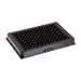 Corning 3880 Polystyrene Flat Bottom 96 Well Half Area Black Microplate, Without Lid, Not Treated (Case of 100)