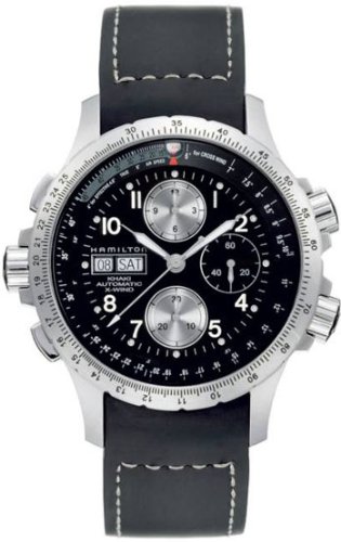 Hamilton X-Wind Black Dial Chronograph Mens Watch H77616333