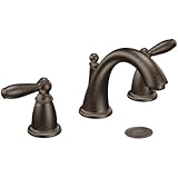 Moen T6620ORB Brantford Two-Handle Low Arc Bathroom Faucet without Valve, Oil Rubbed Bronze
