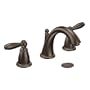 Moen T6620ORB Brantford Two-Handle Low Arc Bathroom Faucet without Valve, Oil Rubbed Bronze