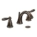 Moen T6620ORB Brantford Two-Handle Low Arc Bathroom Faucet without Valve, Oil Rubbed Bronze