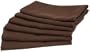 DII Dark Chocolate Napkin, Set of 6