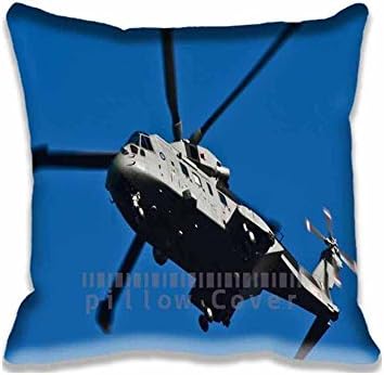 Pillow Cases MI-5 Helicopter Unique Designs , Fashion Army Style Pillowcase Covers , Personalized Diy Cushion Cover for Home Office and Car