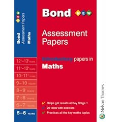 Bond Assessment Papers: Introductory Papers in Maths 5-6 Years