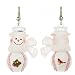 Baltimore Orioles MLB Snowman Baseball Earrings (1)