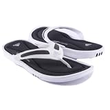 adidas Women's Koolvana Sandal,White/Black/Silver,6 M