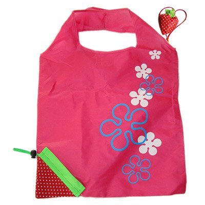 ECO Strawberry Shopping Bag - Pink
