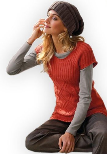 Modischer Zopfpullover in A-Linie (cors-mela-809608-f2001) Reviews