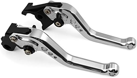 Hot-sales CNC Motorcycle Short (146mm) Brake & Clutch Levers Silver for Suzuki GSXR1000 2009 2010 2011 2012 (S-58orV-4/F35)
