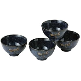 6 pc Japanese rice soup bowl set BD by 