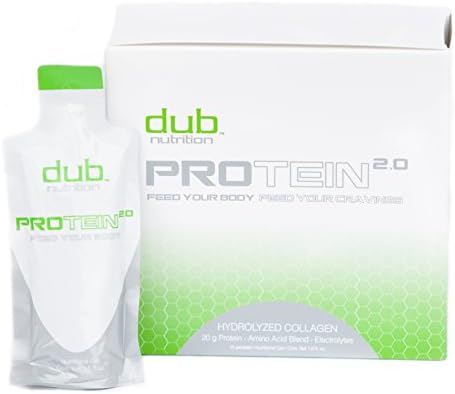 dub Protein 2.0 ADVANCED ABSORPTION FORMULA, 10 Count Chocolate Mint, Collagen Based, Crave Control, BCAA, Electrolytes, Whey Isolate