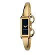 Gucci Womens Ya109526 G-line Gold-plated Black Dial Watch by Gucci
