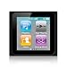 MiniSuit iPod Nano 6th Gen skin case for iPod Nano 6th Generation, 6th Gen compatible with 8GB / 16GB + MiniSuit Microfiber Key Chain (Black)