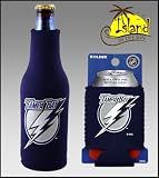SET OF 2 TAMPA BAY LIGHTNING CAN & BOTTLE KOOZIE COOLER