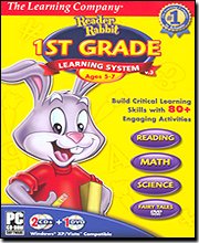 Childrens Toyshop  Software : TLC Reader Rabbit 1st Grade Learning System 2008