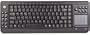 Wireless Keyboard 2.4Ghz HTPC Media Touchpad with Integrated Numberpad and Smart Fingers Zoom/Program Switch Functions - USB UK Layout