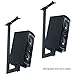 Pinpoint Mounts Bracket Side Clamping Bookshelf Speaker Ceiling Mount With Tilt & Swivel (Pair) - Black (AM41C-BLACK)