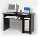 Prepac Sonoma Small Wood laminate Computer Desk in Black