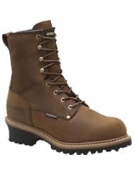 Shoes: Carolina Mens 8" Steel Toe Waterproof Insulated Logger, Copper, 11.5 D US - CAROLINA