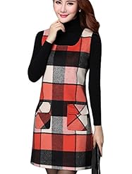 Wool Sweater Vintage Sleeveless  Dress