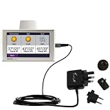 International Wall / AC Charger for the Garmin Nuvi 680 - Gomadic Brand w/ TipExchange Technology