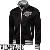 NHL Mitchell & Ness Los Angeles Kings Preseason Warm-Up Track Jacket - Black (Medium)