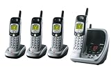Uniden DXAI5588-4 Cordless Telephone with Four Handsets, Digital Answering System and Caller Id