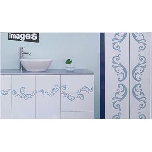 Baroque Volutes Temporary Furniture or Home Stickers Nouvelles Images