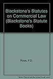 Blackstone's statutes on commercial law