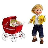 Madame Alexander Dolls Out for a Stroll with Wilbur, 8, Charlotte's Web, Hollywood Collection