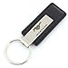 Ford Mustang Black Leather Rectangular Key Chain