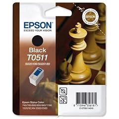 Epson C13T05114010 T0511 Tintenpatrone schwarz Standardkapazit�t 24ml 900 Seiten 1er-Pack