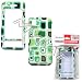 Green Box Pattern White Design Snap-On Cover Hard Case Cell Phone Protector for Samsung Instinct M800 M-800