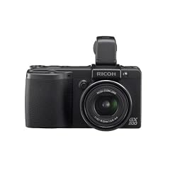 Ricoh GX 200 Digitalkamera (12 Megapixel, 3fach opt. Zoom, 6,9 cm (2,7 Zoll) Display) schwarz inkl. LCD Viewfinder Kit VF-1