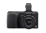Ricoh GX 200 Digitalkamera (12 Megapixel, 3fach opt. Zoom, 6,9 cm (2,7 Zoll) Display) schwarz inkl. LCD Viewfinder Kit VF-1